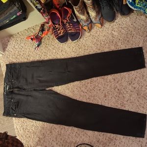 American eagle Faded black skinny jeans sz 8